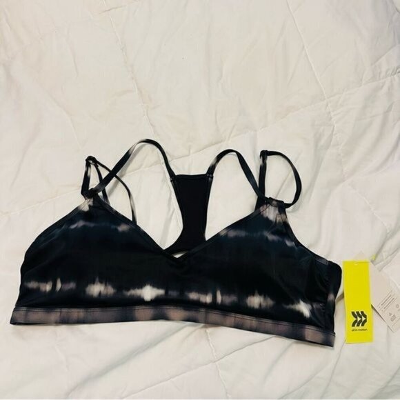 Women's Strappy Bralette Bikini Top All in Motion Black M NWTS SOLD OUT RARE HTF - Picture 4 of 12